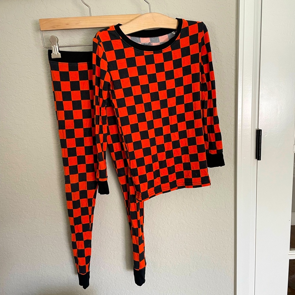 DreamBig Halloween Checkered PJs 5/6T